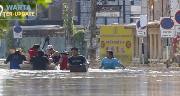 Thailand Alami Banjir 13 Korban Tewas & Evakuasi Massal Dimulai