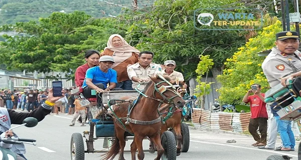 Akhir Tahun di Palu Pacu Dokar Jadi Daya Tarik Utama