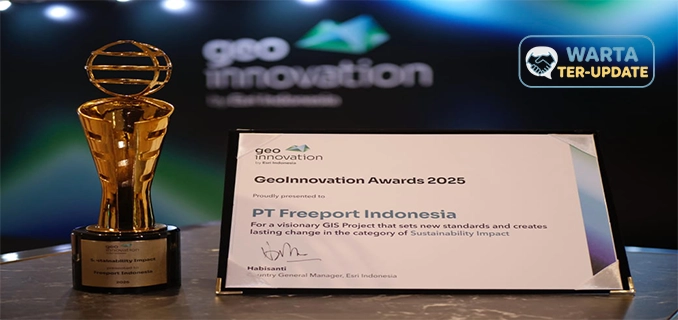 Freeport Indonesia Menang GeoInnovation Award Geospatial