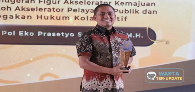 Kapolresta Bogor Dianugerahi Tokoh Akselerator Pelayanan Publik