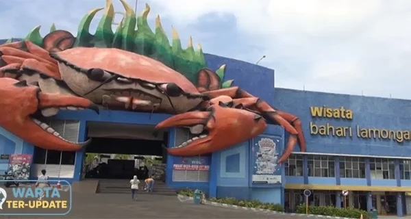 Libur Sekolah Wisata Bahari Lamongan Masih Sepi Pengunjung