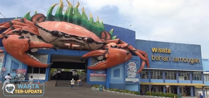 Libur Sekolah Wisata Bahari Lamongan Masih Sepi Pengunjung