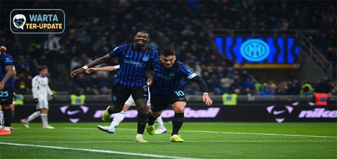 Pesta Gol! Inter Hajar Como 4-0 Dan Naik ke Puncak Klasemen