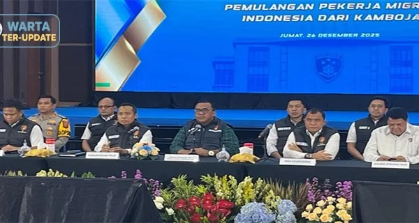 Polri Evakuasi 9 WNI Korban TPPO Dari Kamboja Ke Indonesia
