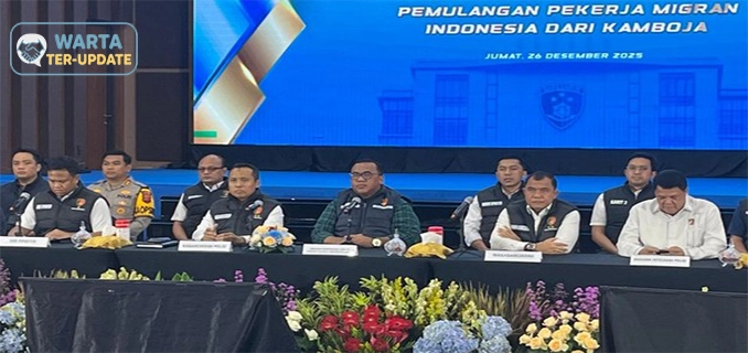 Polri Evakuasi 9 WNI Korban TPPO Dari Kamboja Ke Indonesia