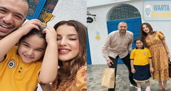 Tasya Farasya dan Mantan Suami Bersatu Ambil Rapor Anak