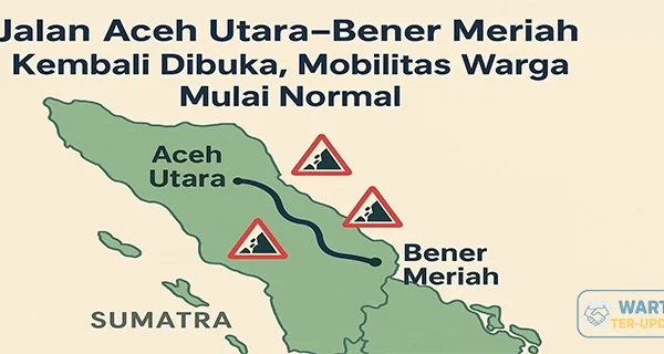 Teddy Jalan KKA Aceh Utara Bener Meriah Kini Kembali Terhubung
