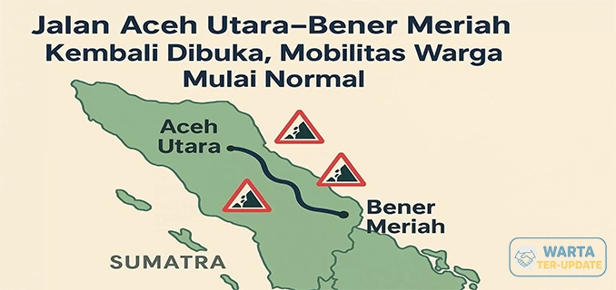 Teddy Jalan KKA Aceh Utara Bener Meriah Kini Kembali Terhubung