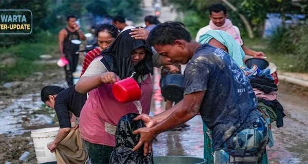 Warga Aceh Tamiang Masih Kekurangan Air Bersih Dan Pakaian