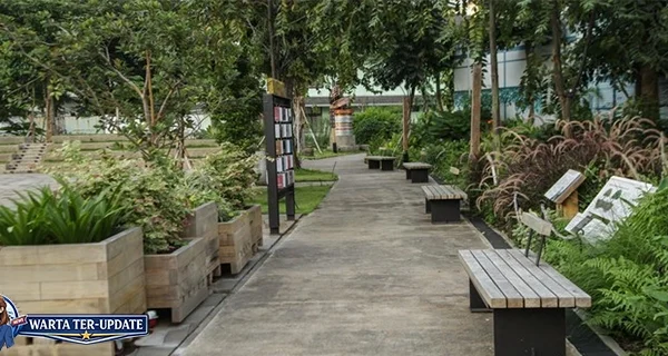 Eks Pabrik Percetakan Uang Disulap Jadi Taman Hijau Jaksel