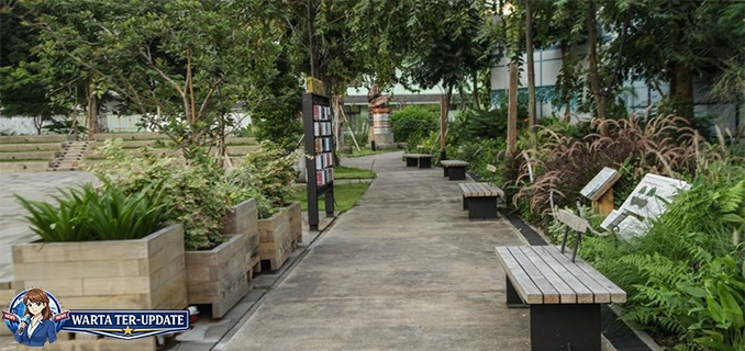 Eks Pabrik Percetakan Uang Disulap Jadi Taman Hijau Jaksel