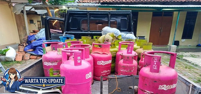 Polisi Gerebek Pengoplosan LPG di Bogor Dua Pelaku Diamankan