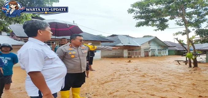 Sungai Aek Doras Sibolga Meluap Hujan Deras Warga Wajib Siaga
