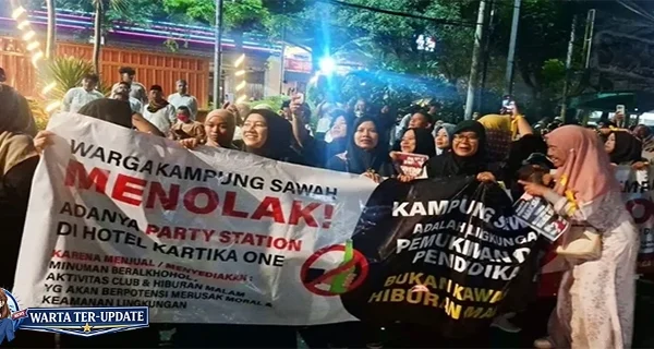 Tempat Hiburan Malam Lenteng Agung Diprotes Warga
