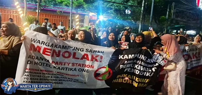 Tempat Hiburan Malam Lenteng Agung Diprotes Warga