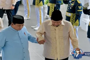 Momen Prabowo Sambut SBY & Jokowi di Open House Lebaran