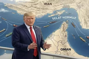 Presiden Trump Instruksikan Hancurkan Kapal Iran yang Blokade Selat Hormuz