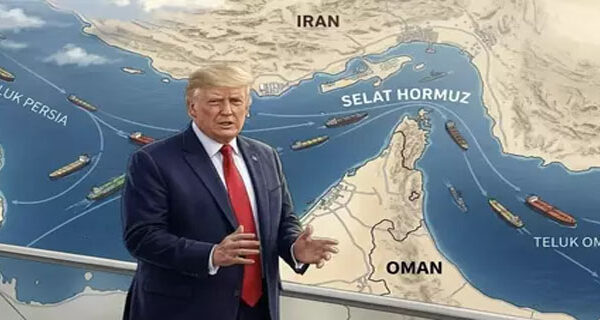 Presiden Trump Instruksikan Hancurkan Kapal Iran yang Blokade Selat Hormuz